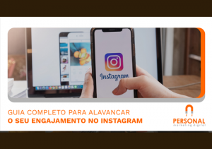 Capa Ebook guia completo para alavancar o seu engajamento no instagram